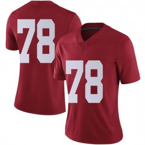 NCAA Women's Alabama Crimson Tide #78 Amari Kight Stitched College Nike Authentic No Name Crimson Football Jersey BG17G06CQ